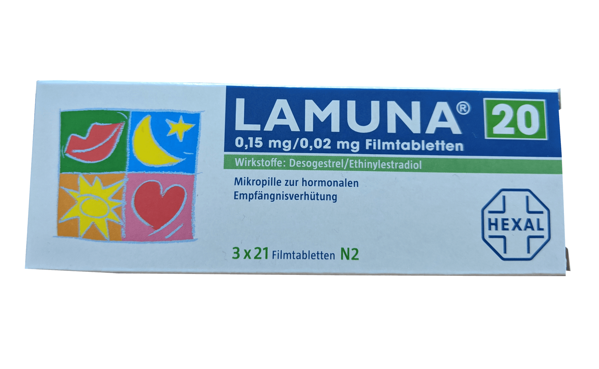 Pille Lamuna 20 Art Wirkstoffe Einnahme Nebenwirkungen.